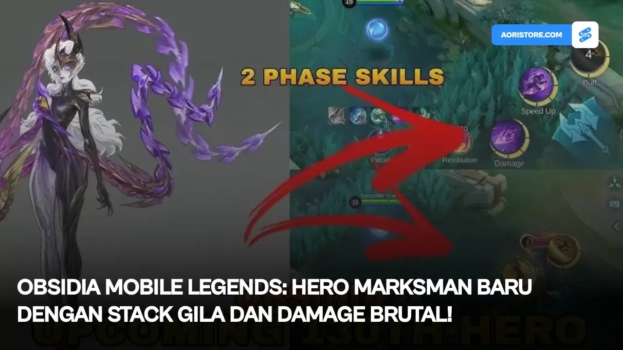 Obsidia Mobile Legends: Hero Marksman Baru dengan Stack Gila dan Damage Brutal!